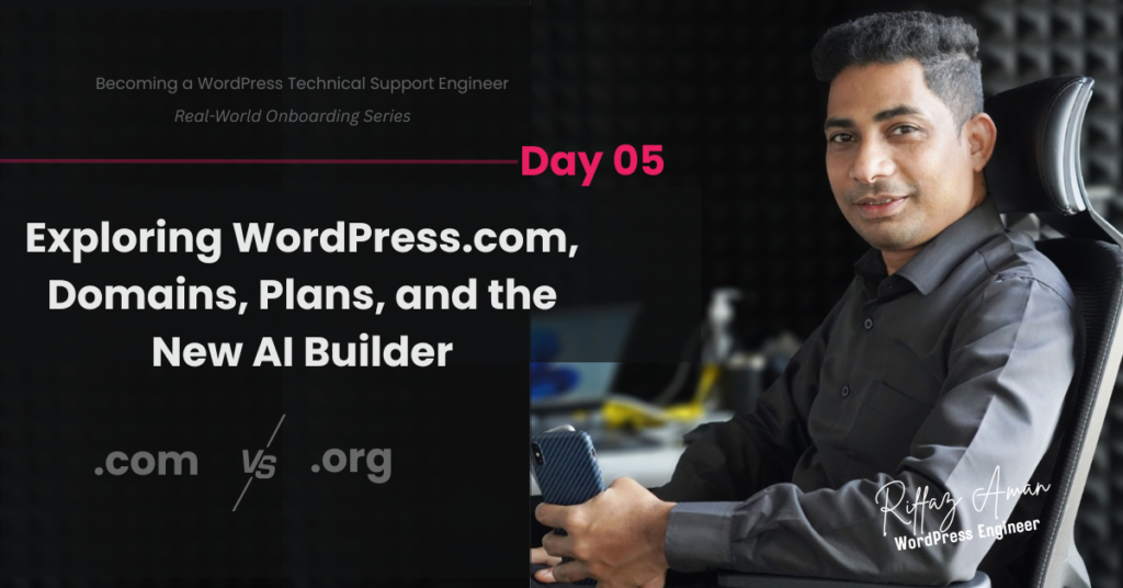 Exploring WordPress.com, Domains, Plans, and the New AI Builder